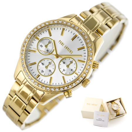 PAUL LORENS WOMEN'S WATCH - PL20020B-3D1 (zg569b) + BOX