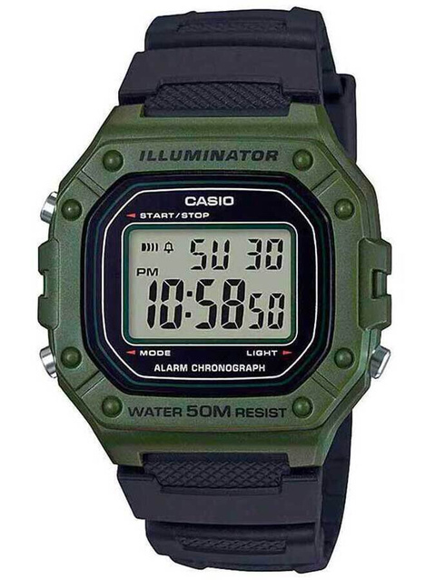 CASIO MEN'S WATCH W-218H-3A + BOX