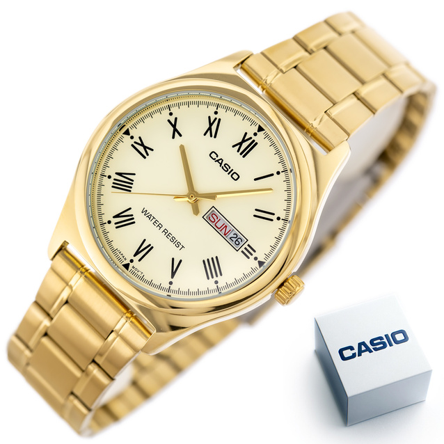 ZEGAREK MĘSKI CASIO  MTP-V006G-9B + BOX