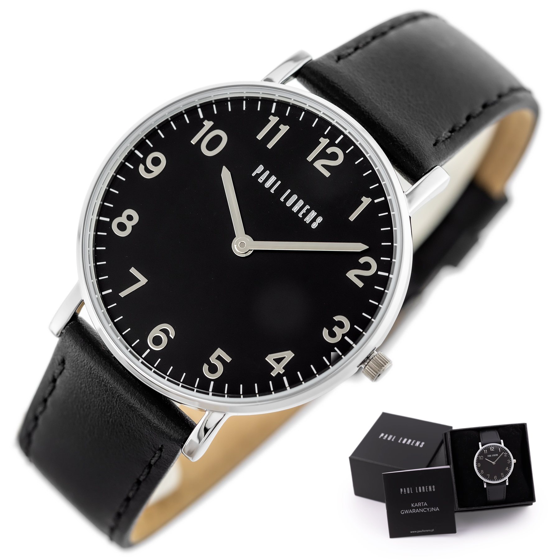 ZEGAREK MĘSKI PAUL LORENS -   PL11989A5-1A1 (zg370a) + BOX