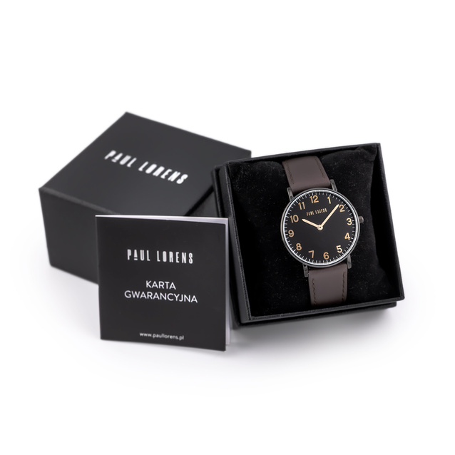 PAUL LORENS MALE WATCH - PL11989A5-1B3 (zg370c) + BOX
