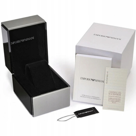 EMPORIO ARMANI MEN'S WATCH AR11606 Two-Tone Chronograph + BOX