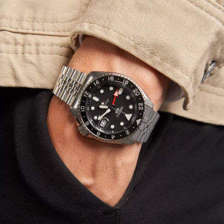 MEN'S WATCH SEIKO 5 SPORTS SSK001K1 GMT AUTOMAT WR100 + BOX