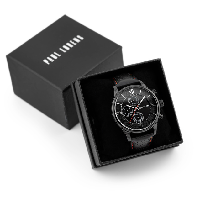 ZEGAREK MĘSKI PAUL LORENS - PL11652A6-1A3 (zg355b) + BOX