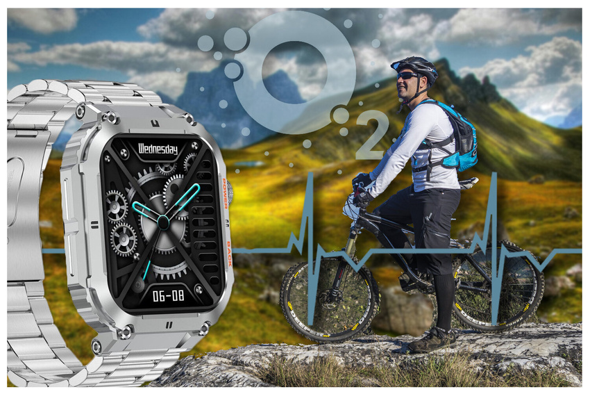 GRAVITY GT6-7 MEN'S SMARTWATCH - CALL MAKING, SNOW MONITOR (sg020g)