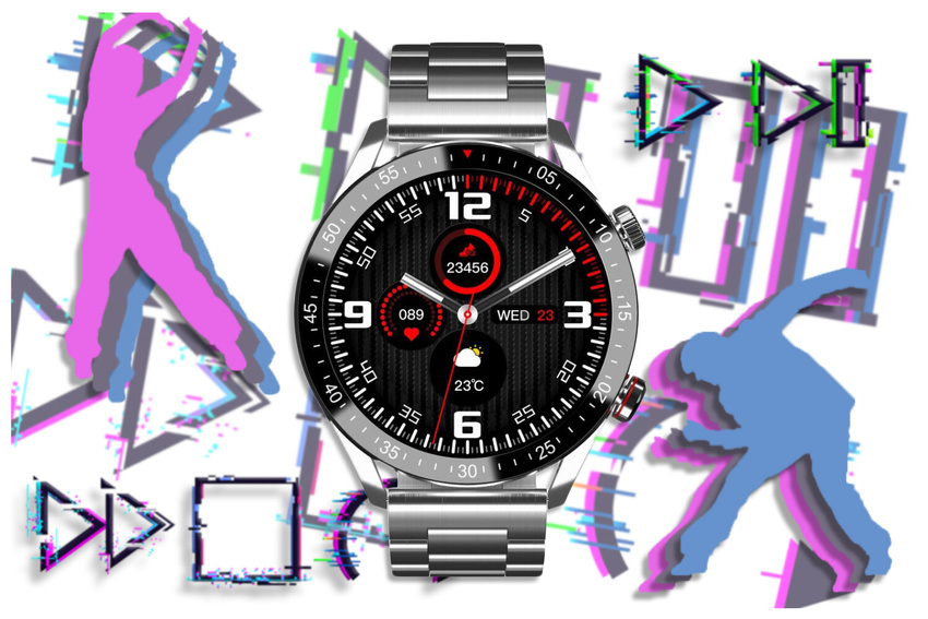 GRAVITY GT4-3 MEN'S SMARTWATCH - MAKING CALLS, STEPWATCH (sg023c)