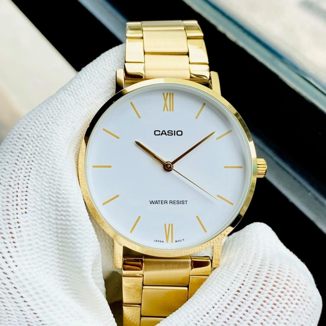 Casio Men's Watch MTP-VT01G-7B + BOX