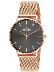 ZEGAREK DAMSKI BISSET BSBF33 (zb579l) - SZAFIROWE SZKŁO