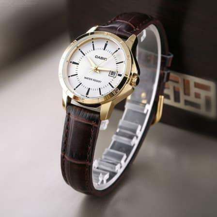 CASIO LTP-V004GL-7A WOMEN'S WATCH (zd569c) + BOX