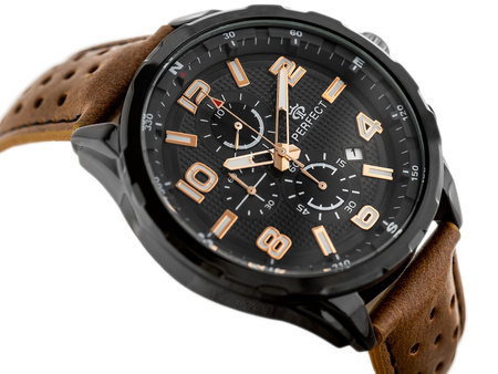 PERFECT CH05L MEN'S WATCH - CHRONOGRAPH (zp353e) + BOX