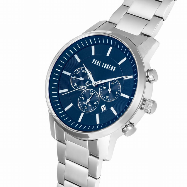 PAUL LORENS MALE WATCH - PL6647B-6C1 (zg372d) + BOX