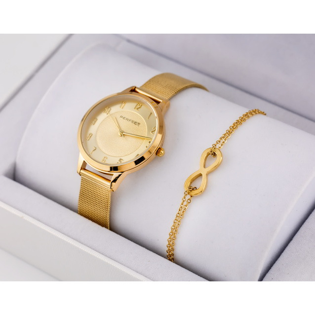 WOMEN'S PRESENT SET - Watch + bracelet (zp532e) 