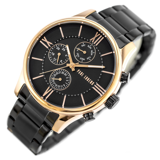 PAUL LORENS MALE WATCH - PL11652B6-1A4 (zg356c) + BOX