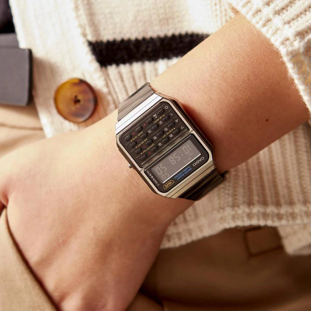 Unisex Casio CA-500WEGG-1B watch + BOX