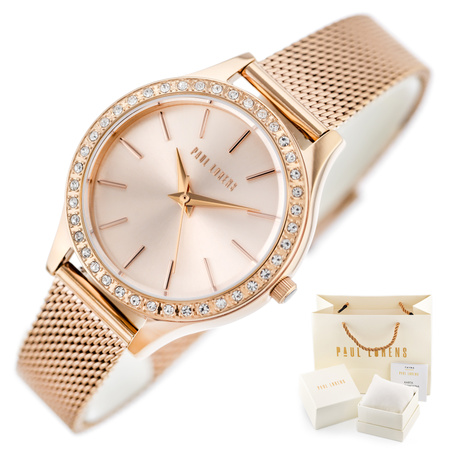 PAUL LORENS WOMEN'S WATCH - PL10482B2-4D1 (zg504c) + BOX