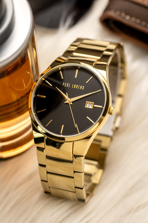 PAUL LORENS MALE WATCH - PL20015B-1D1 (zg381b) + BOX