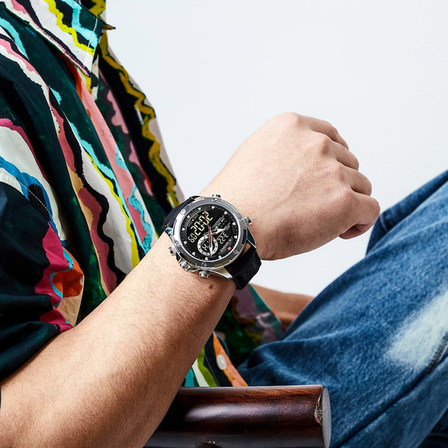 ZEGAREK MĘSKI NAVIFORCE NF9208- CHRONOGRAF (zn129b) + BOX