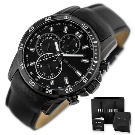 ZEGAREK MĘSKI PAUL LORENS -  PL9753A8-1A1-2 (zg364e) + BOX