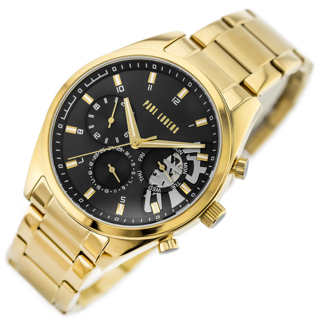 PAUL LORENS MALE WATCH - PL20003B-1D1 (zg387b) + BOX