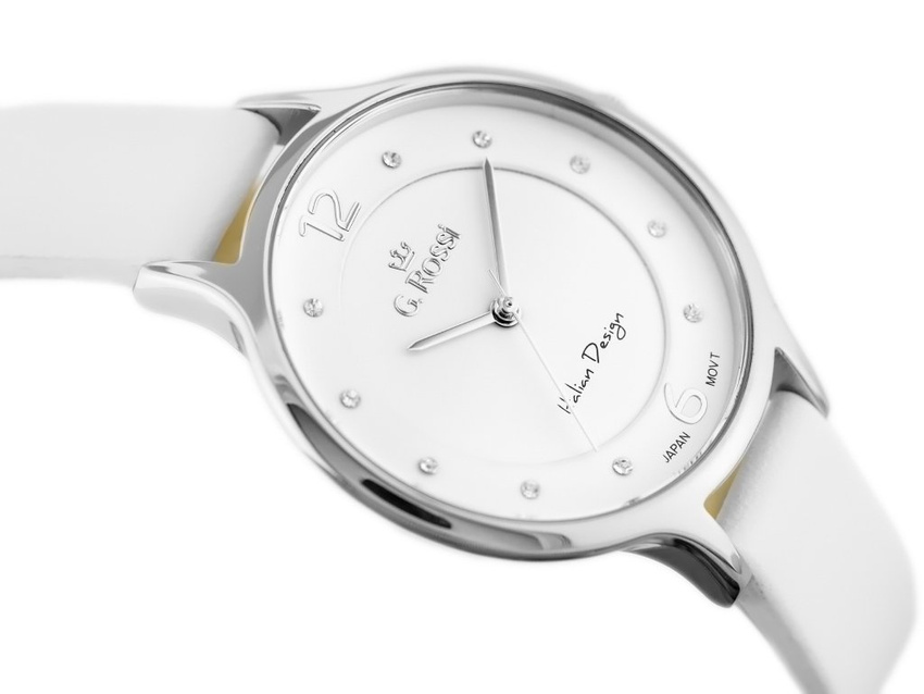 WOMEN'S WATCH G. ROSSI - 10411A-3C1 ON PASK (zg714a) + BOX