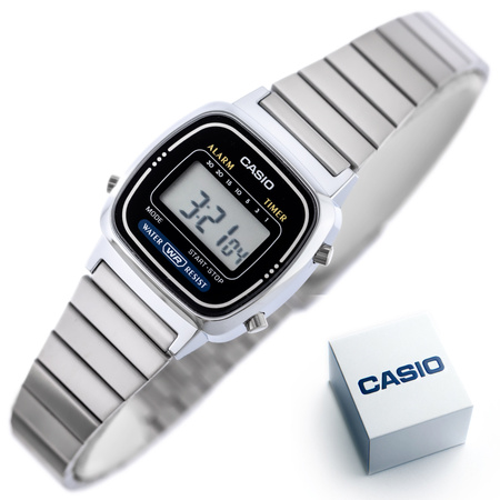 CASIO VINTAGE LA670WA-1D WOMEN'S WATCH (zd597c) + BOX