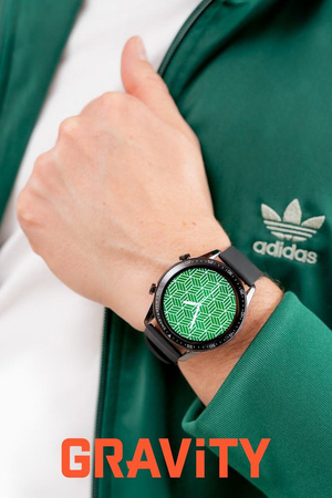 SMARTWATCH MĘSKI GRAVITY GT10-3 - AMOLED, DODATKOWY PASEK (sg046c)