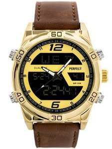 MEN'S PERFECT WATCH A8026 (zp292b) + BOX