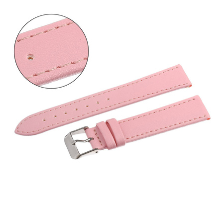 W200 TOSCANA leather watch strap - light pink - 18mm
