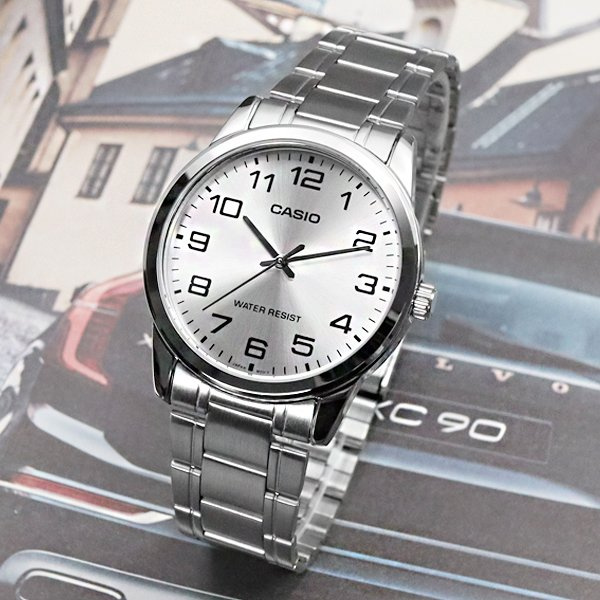 CASIO MEN'S WATCH MTP-V001D-7BUDF (zd107a) + BOX