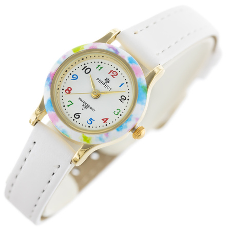 CHILDREN'S COMMUNION WATCH PERFECT LP195-04 white (zp812d) + BOX