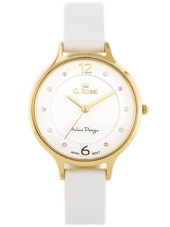 WOMEN'S WATCH G. ROSSI - 10411A-3C2 ON PASK (zg714b) + BOX