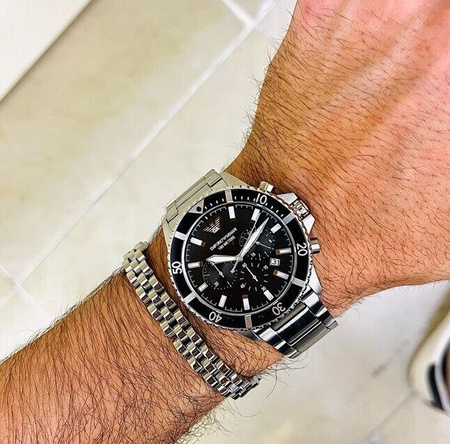 EMPORIO ARMANI AR11360 DIVER MEN'S WATCH (zi035b)