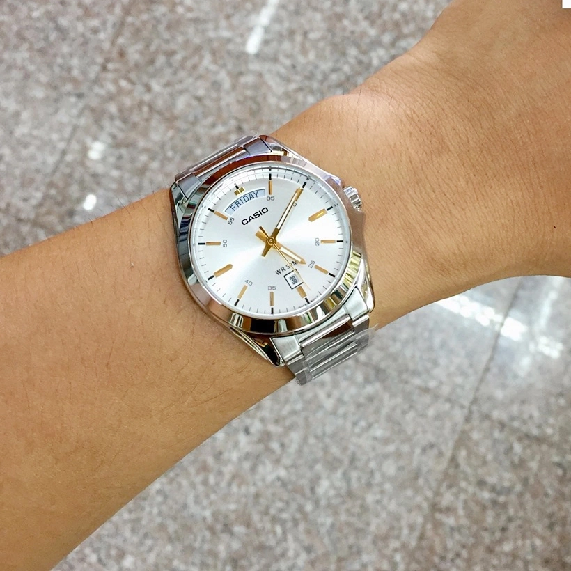 ZEGAREK MĘSKI CASIO MTP-1370D-7A2V (zd025d) + BOX