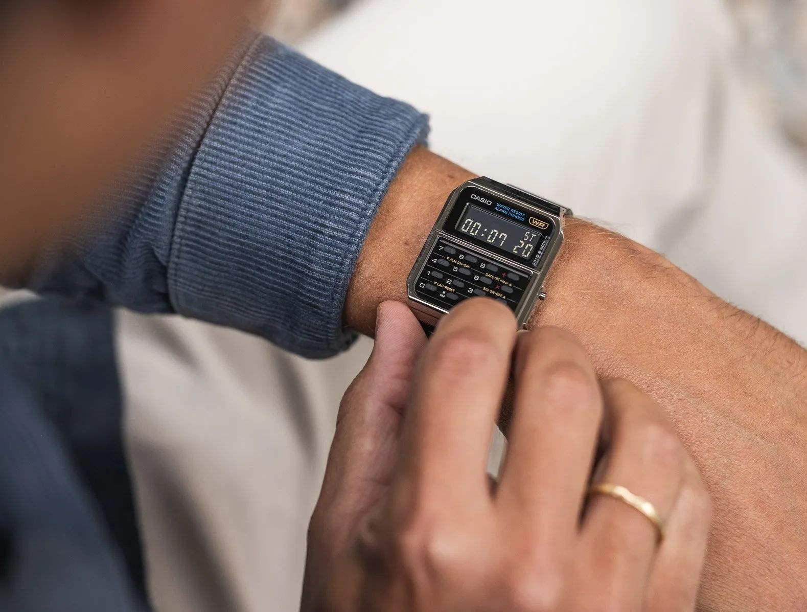 Zegarek Unisex Casio CA-500WEGG-1B + BOX