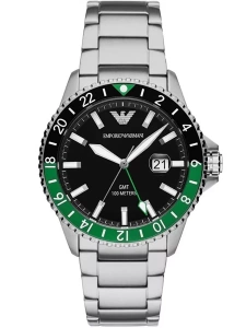 ZEGAREK MĘSKI EMPORIO ARMANI AR11598 - Diver GMT (zi112a)