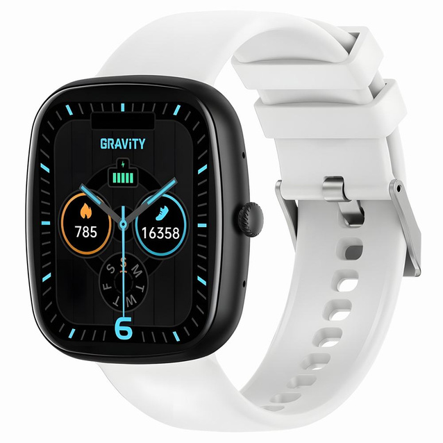 SMARTWATCH UNISEX GRAVITY GT18-10 - ROZMOWY BLUETOOTH, DODATKOWY PASEK (sg036j)