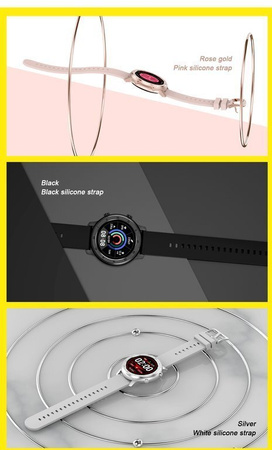 SMARTWATCH UNISEX Pacific 17-3 Bransoleta - srebrna + dodatkowy PASEK (sy010c)
