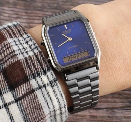 ZEGAREK UNISEX CASIO Vintage  AQ-230GG-2A + BOX