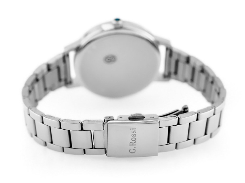 G. ROSSI WATCH - C11715B-3C1 (zg777a) silver + BOX