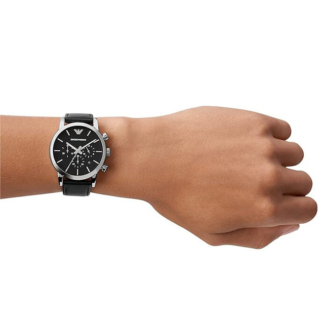 EMPORIO ARMANI CLASSIC MALE WATCH AR1733 + BOX (zi084b)