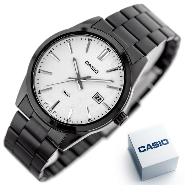 CASIO MEN'S WATCH MTP-VD03B-7A + BOX