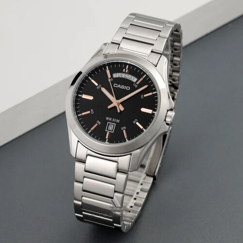 ZEGAREK MĘSKI CASIO MTP-1370D-1A2V (zd025a) + BOX