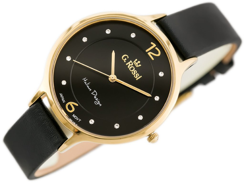 G. ROSSI 10411A-1A2 WOMEN'S WATCH ON BASE (zg714f) + BOX