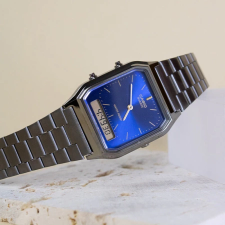 ZEGAREK UNISEX CASIO Vintage  AQ-230GG-2A + BOX