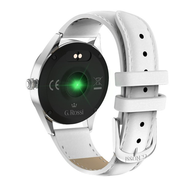 SMARTWATCH G. Rossi SW017-8 silver/white (sg011b)