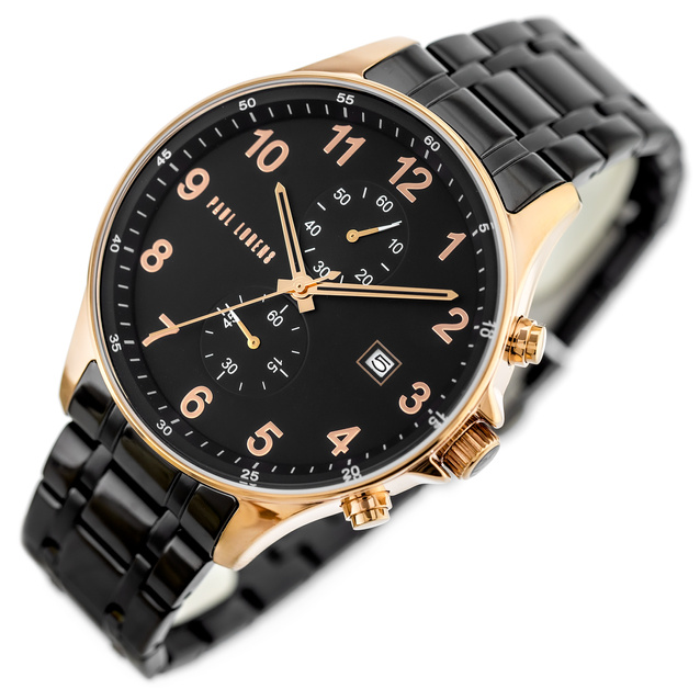 PAUL LORENS MALE WATCH - PL20002B-1A4 (zg383b) + BOX