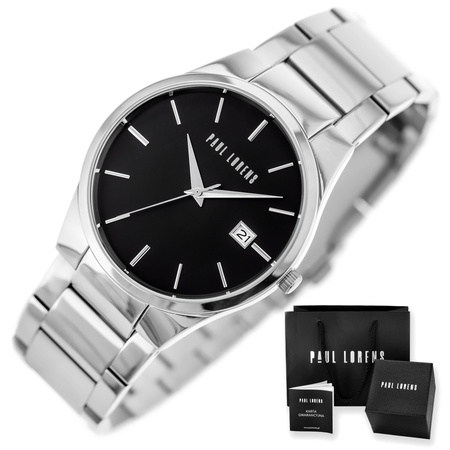 PAUL LORENS MALE WATCH -PL20015B-1C1 (zg381c) + BOX