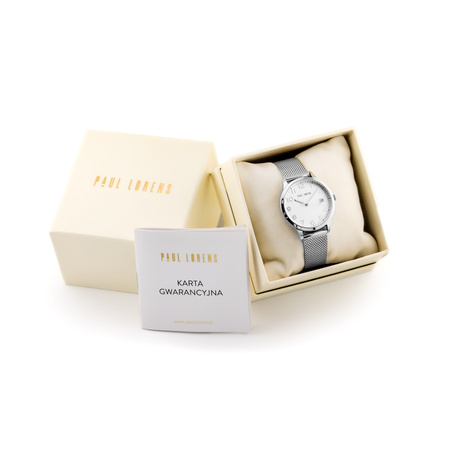 PAUL LORENS WOMEN'S WATCH - PL20000B-3C1 (zg572d) + BOX