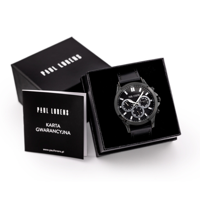PAUL LORENS MALE WATCH - PL8071A2-1A5 (zg373b) + BOX