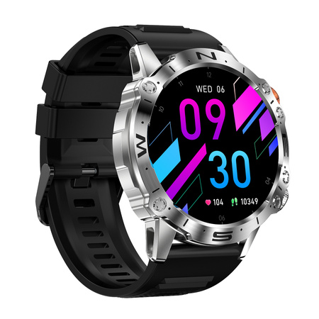 SMARTWATCH MĘSKI GRAVITY GT20-4 - AMOLED, DODATKOWY PASEK (sg024d)